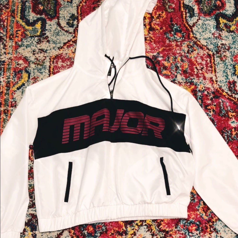 cropped wind breaker